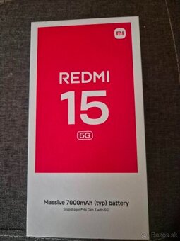 Xiaomi Redmi 15 8GB/256GB - nový - 2