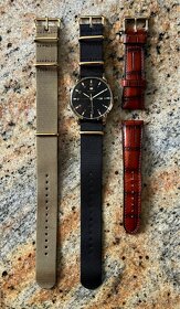 TOMMY HIFIGER • pánske hodinky (zlato/čierne) - 2