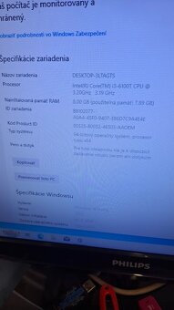 MB MSI H110M PROM-VD PLUS + i3-6100T + 8GB RAM DDR4 - 2