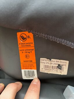 Britax Romer 9-18 Kg 2-4 roky ISOFIX - 2