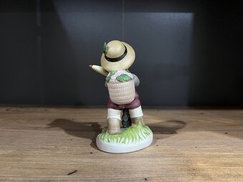 Vintage keramická soška chlapec s dáždnikom - 2