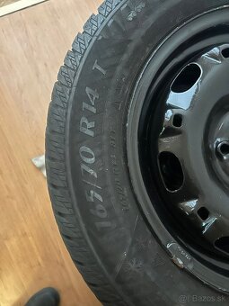 Plechové disky R14 s pneumatikami Matador 165/70 R14 – zimné - 2