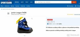 Softshelove topánky 20 - 2