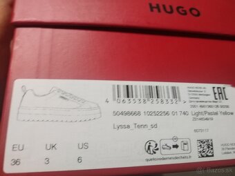 Predám Kožené tenisky HUGO Lyssa Tenn - 2