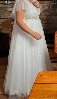 svadobné šaty veľkosť XL - 2
