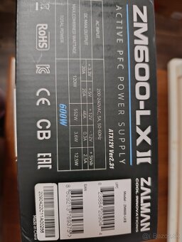 Zdroj 600W Zalman - 2