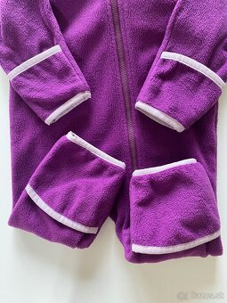 Detsky prechodny flisovy overal Columbia - 2