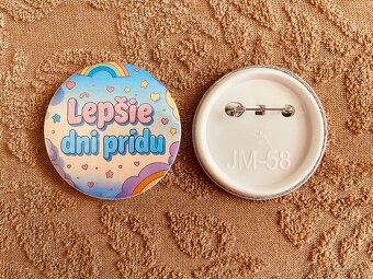 Roztomilý Motivačný Odznak (58mm) - 2