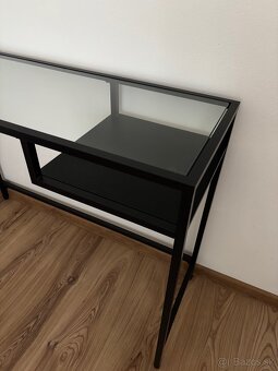 Predám čierny konzolový stolík - 2