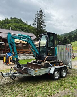 Prenajom minibager Sunward 2,6t - 2