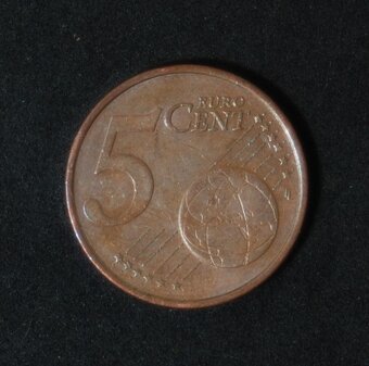 Obehové Euromince - Monako 2001 - 5 centov - 2