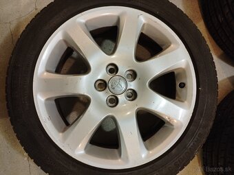Krasne Originalne disky Toyota Avensis 5 x 100 +letne gumy - 2