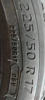 4 zimné pneumatiky 225/50 R17 98V Michelin Alpin 5 - 2