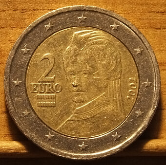 2 Euro - 2002 Rakusko  chyboražba ponuknite cenu. 028 - 2