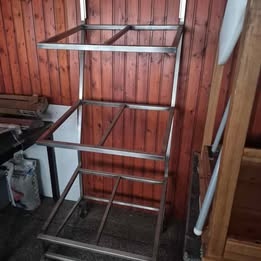 🧩 Nerezový pojazdný stojan na GN 1/1 – 3 úrovne - 2