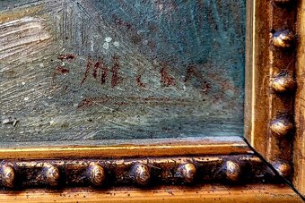 Starý Obraz-chlap v uličke - 2