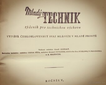 Mladý technik 1956 - 2