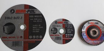 Rezne a brusne kotuče 125mm a 230mm - 2