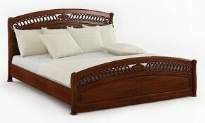 Drevená manželská posteľ 180x200cm - 2