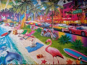Puzzle Trefl - crazy shapes - Miami beach - 2