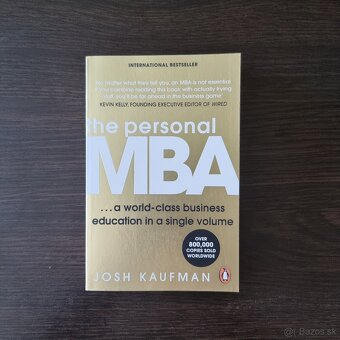 Knihy v angličtine (Personal MBA, A Job to Love, atď.) - 2