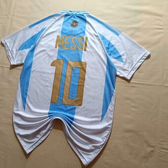 Lionel Messi #10 futbalový dres Argentína 2022 M - 2