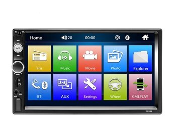 2DIN Autoradio MP5 Prehrávač s Bluetooth 7010B - 2