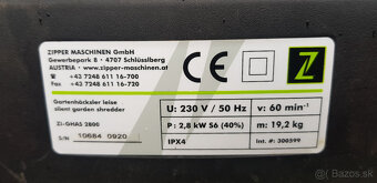 Zahradny drtic ZIPPER ZI-GHAS2800 - 2