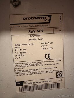 Elektro kotol RAJA 14kW - 2