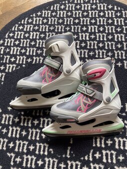 Dievčenske zimne korčule Rollerblade nastavitelne - 2