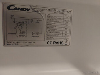 Kombinované chladnička s mrazničkou Candy - 2