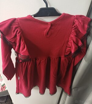 Nové Šaty s volánmi- 100% bavlna, č.68, 98, 116 a 122 - 2