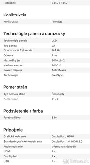 Monitor 34" AOC CU34G2X/BK Gaming - 2