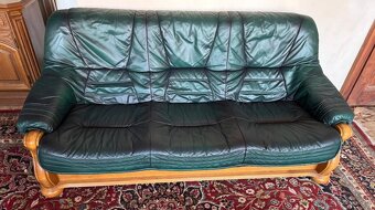 Rustikální kožená sedačka,6086 - 2