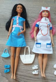 Nové bábiky Barbie,Ken lekár,doktorka,sestrička - 2