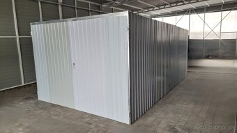 Plechová garáž, sklad, búda, 3x5m v II triede - 2