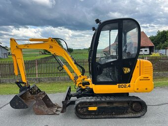 Minibagr JCB 802.4 / 2x lžíce / 2,5t / 2005 - 2