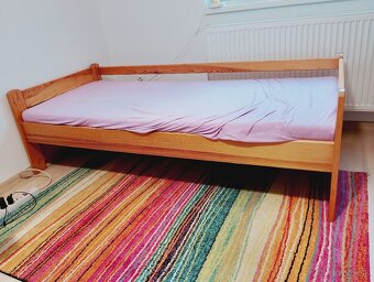 Detská drevená posteľ z masívu 180x80 - 2