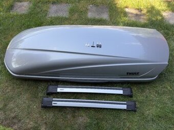 Strešný box Thule motion XL+strešný nosič thule wingbar 959 - 2