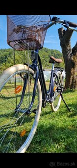 Retro bicykel s košíkom - 2
