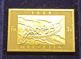Strieborné známky Helvetia - 2
