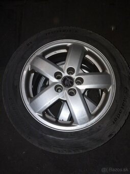 Predám letné pneumatiky na elektronoch 195/55 R15 - 2