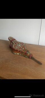 Predám starožitné krbové dúchadlo 45 cm - 2