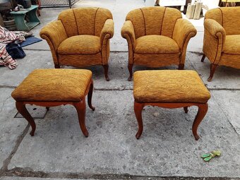 predám gauč a kreslá, taburetky - 2