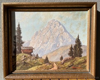 Obraz Chata a Hory 57x47 cm - 2