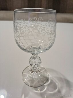 Zdobené poháre 6ks sada - 2