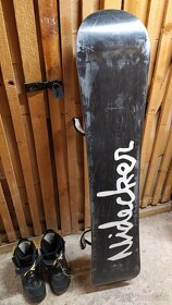Snowboard + topánky veľ. 10.5..POUŽIVANÉ - 2