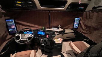 Závesy + bordura Holandský štýl Actros MP5 interiér - 2