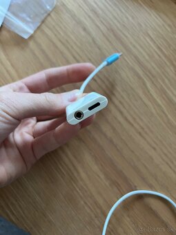 Redukcia apple lighting na lighting + 3,5 mm jack - 2