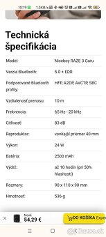 Predam Niceboy raze 3 guru Bluetooth reproduktor - 2